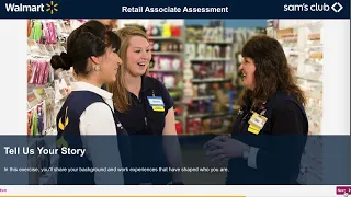 NEW Walmart Assessment Test Answers