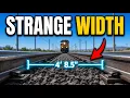 Why Train Tracks Are This Exact Strange Width