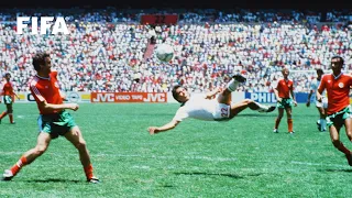 Goals Compilation: Volleys And Half-Volleys ONLY | 1986 World Cup