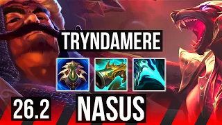 TRYNDAMERE vs NASUS TOP KR Master 26 2