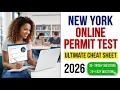 2026 New York Permit Test Cheat Sheet Pass Your Exam First Time