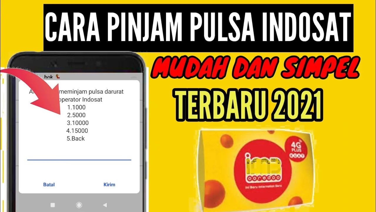 cara pinjam pulsa indosat terbaru 2020