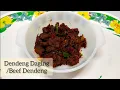 Lagu Dendeng Daging | Beef Dengdeng |easy and simple to cook!