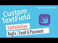 Custom UITextField with ValidationType in Swift - Ep2 KtrKathir Xcode 11 Swift 5 2