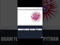 Draw Flower Using Python