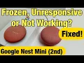 Nest Mini 2nd gen Frozen Unresponsive or Not Working Correctly Fixed