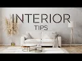 10 Genius Interior Design Tips to Transform Your Space