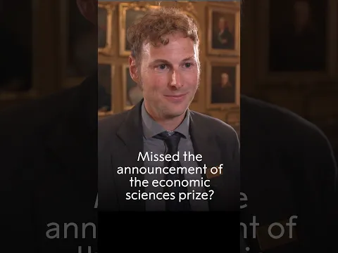 The 2026 economic sciences prize: Did you miss the announcement? #nobelprize