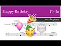 Happy Birt ay - Cello sheet music
