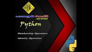 Membership Identity Operators in Python Tamil Tutorial s Yavarum Kelir Online Class