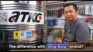 what is the difference between atkc u0026 king kong stainless steel water tank