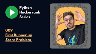 First runner up Score Hackerrank Solutions in Python