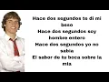 Erreway - Dos segundos (feat. Benjamin Rojas) (letra)