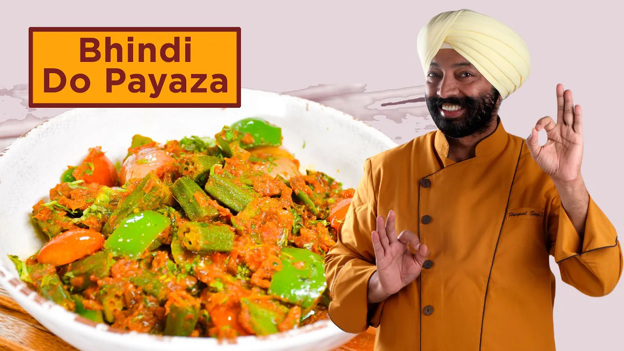 Bhindi do payaza        Chef Harpal Singh