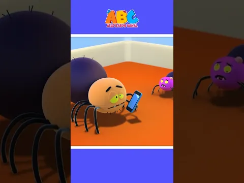 🕷️ Fünf lustige Spinnen - Kinderlieder #shorts #nurseryrhymes