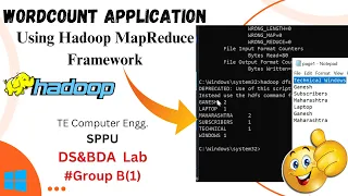 Hadoop MapReduce WordCount Practical Tutorial DSBDA Lab Group-B 1 SPPU