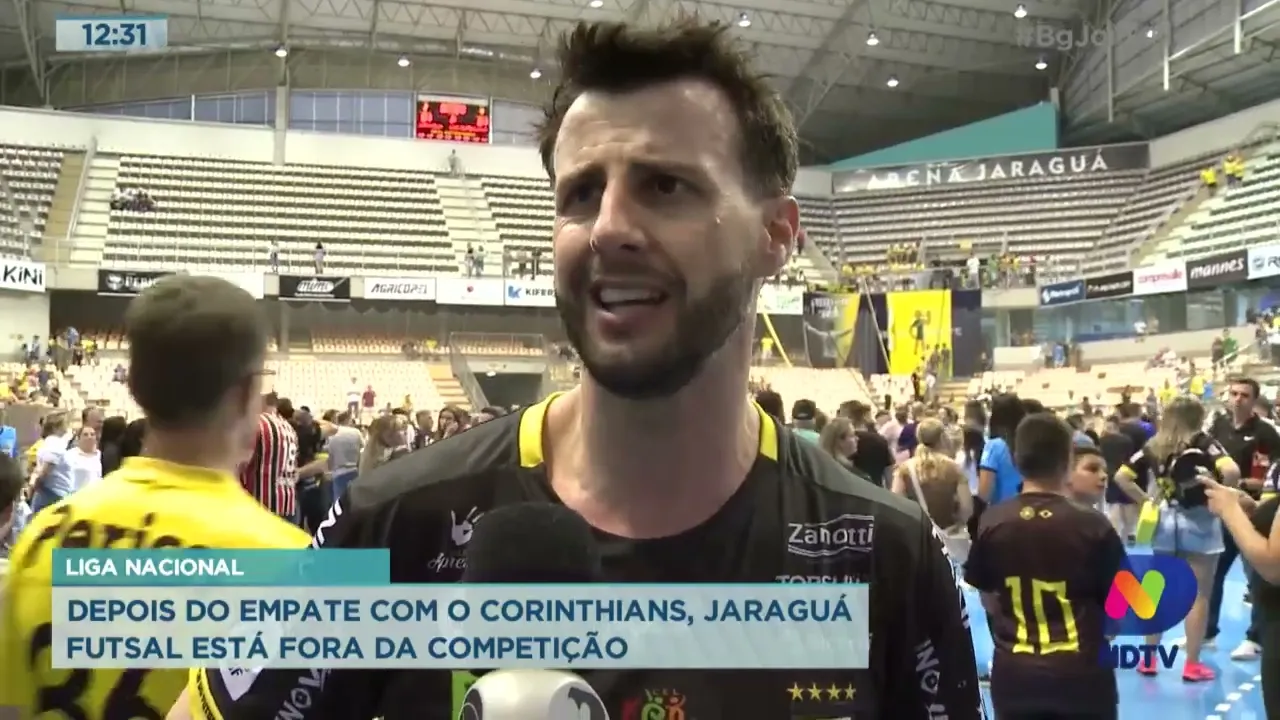 Liga Nacional: depois do empate com o Corinthians, Jaraguá Futsal está fora da competição