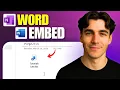 How To Embed A Word Document In OneNote Tutorial 2026
