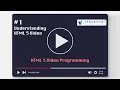 HTML Programming - Understanding HTML5