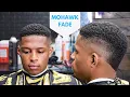 MOHAWK FAUX HAWK TUTORIAL STEP BY STEP HAIRCUT BARBER STYLE DIRECTORY