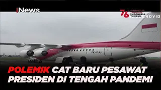 perubahan warna pesawat kepresiden tuai polemik foya foya di tengah badai corona inewsroom 03 08