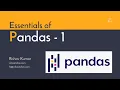 Essentials of Pandas in Python - 1 Filtering Data