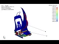 LS-DYNA Examples - Implicit Seat Pull