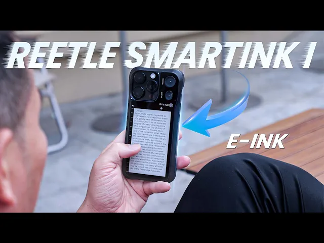 This Phone Case Has an E-Ink SCREEN?! REETLE SmartInk I Review