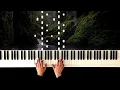 Dream River. Woodsman Piano Cover (with rain) Piano Tutorial