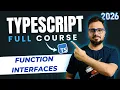 TypeScript Tutorial - Interfaces with Functions