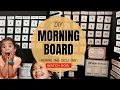 DIY Morning Board morning time circle time board
