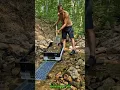 Real Gold Found Improved Gold Panning in a Mountain Stream