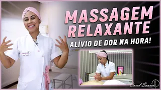 MASSAGEM RELAXANTE COMPLETA Alivio de dor NA HORA