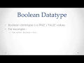 09 Boolean datatype typescript