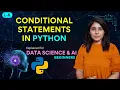 L-6 Decision Making in Python if else elif Python for AI Beginners