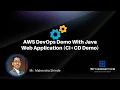 AWS DevOps Demo With Java Web Application CI CD Demo