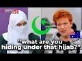 WATCH Muslim Women s Face Get Scared When Pauline Hanson Dares To Show Her Face