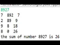 Sum in JAVA Eclipse How to find the sum of an integer number using Java