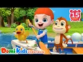 Lagu Mendayung Perahu 🎵 Lagu Anak Ceria dan Seru! | Domi Kids Kumpulan Lagu Pesta Anak-anak