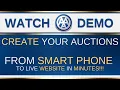 Auction Listing Software Mobile App Version Demo