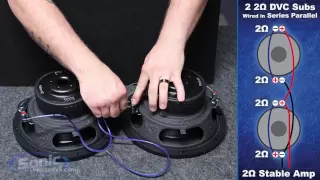 How to Wire Two Dual 2 ohm Subwoofers to a 2 ohm Final Impedance Car 101