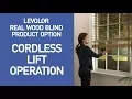 Levolor Cordless Wood Blinds Demo