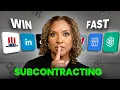 How To Find Subcontractors and Win Your First Government Contract