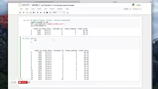 Selecting and filtering rows and columns Python for Analysts just the basics