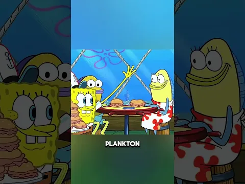 Plankton se convirtió en la lengua de Bob Esponja#shorts
