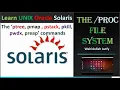 The Oracle Solaris Proc File System ptree pmap pstack pkill pwdx preap commands