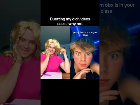 Duetting my old videos😭