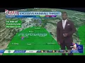 Hot temperatures return but monsoon moisture arrives this weekend