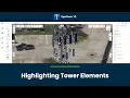 Highlighting Tower Elements