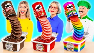 Défi De Cuisine Moi vs Grand-Mère | Des Astuces Créatives Incroyables Multi DO Challenge